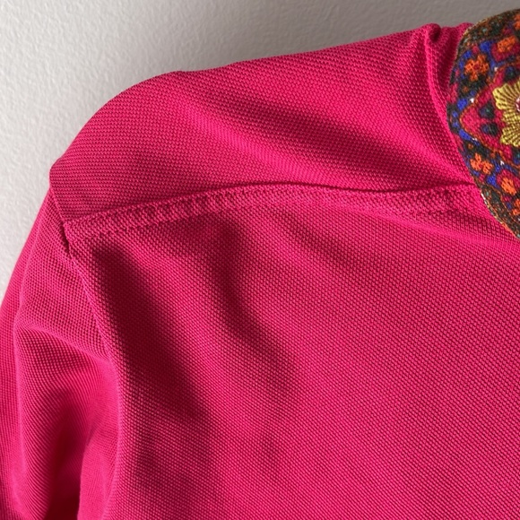 Etro Magenta Hot Pink Pink Polo Shirt Size XL 100% Cotton Barbiecore - Picture 17 of 17